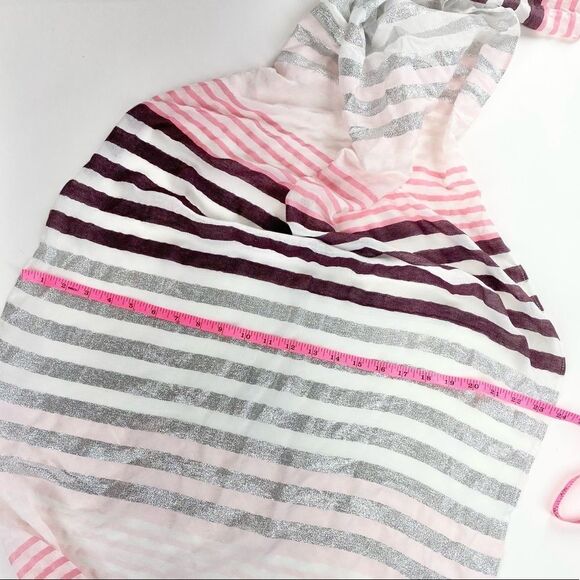 GAP striped metallic lightweight scarf - Picture 7 of 8